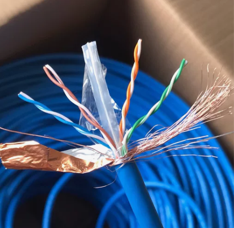 【捡漏包邮】工程剩余超六类0.58双屏蔽无...