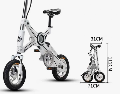 电动车 电动Askmy恩斯迈x3折叠亲子自...