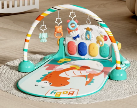 科巢脚踏钢琴新生婴儿早教益智健身架器0-6...