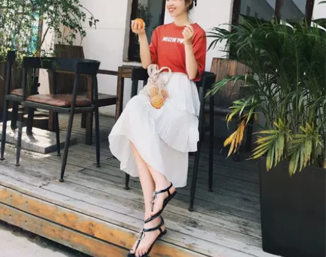 蛋糕裙 层层长裙颜色分类:雪白,尺码:S ...