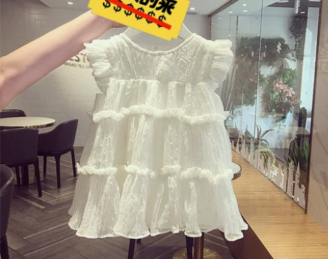 女宝宝洋气公主蛋糕裙 2码 适合80-90...