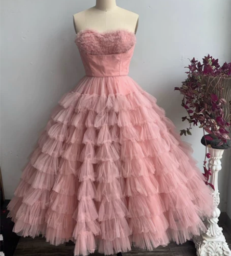 vintage美产连衣裙，古着1950s蛋...