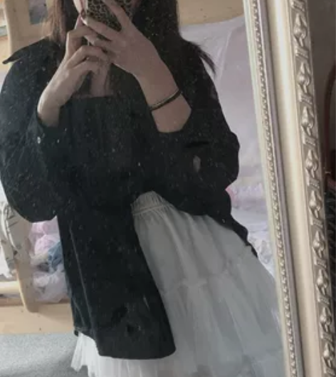 蛋糕裙半身裙蕾纱 s码和m码都可以穿 喜欢...