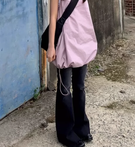 蝴蝶结绑带抽绳设计花苞裙 感兴趣的话点“我...