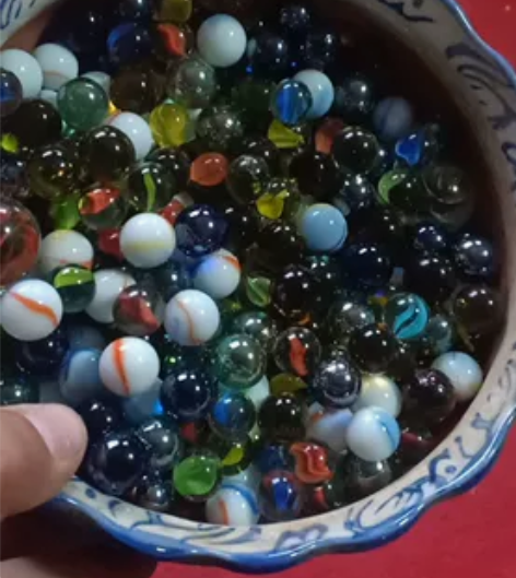 八十年代老玻璃球共220个,保老保真,打包...