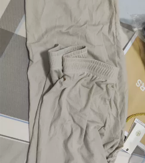 全新薄款垂感阔腿裤女裤均码新款窄版休闲裤奶...