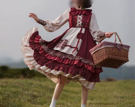 【包邮】 【小红帽op】lolita洋装裙...