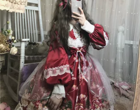 逗酱原创Lolita圣诞水晶球雪人从上一个...
