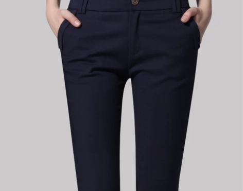 西装裤女春秋长裤黑色小脚裤子工装通勤职业o...