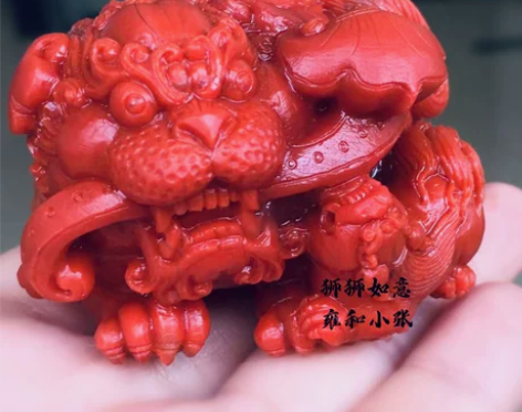 饰品装饰瓦西南红玛瑙满色满肉摆件牛气冲天一...