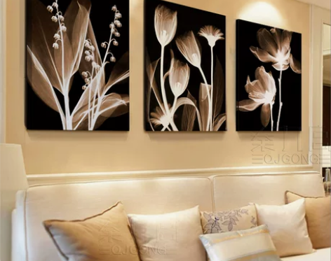 客厅装饰画现代简约壁画无框画餐厅沙发背景墙...
