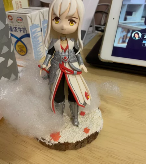 王者荣耀 李白凤求凰粘土手办 标价包邮江浙沪