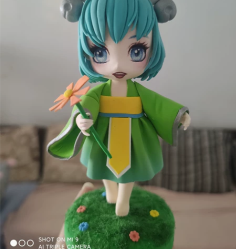 超轻粘土Q版手办王者荣耀蔡文姬 粘土:小哥...