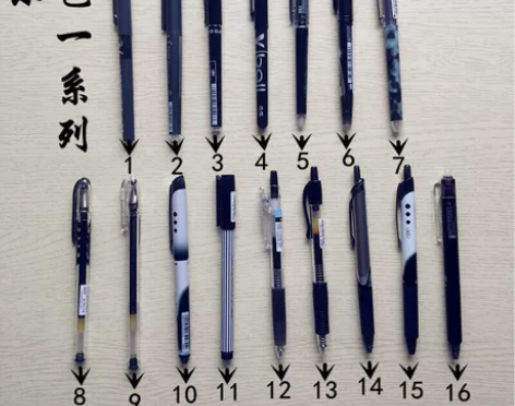 （日本进口pilot百乐按动黑笔水笔p50...