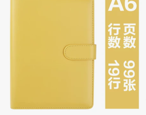 【焕新价】正彩活页笔记本文具手账本软皮面记...