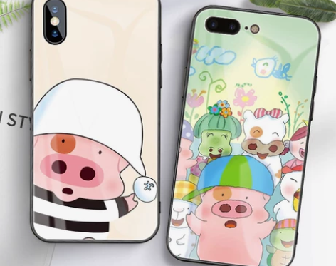 小猪麦兜定制14苹果13卡通 8手机壳