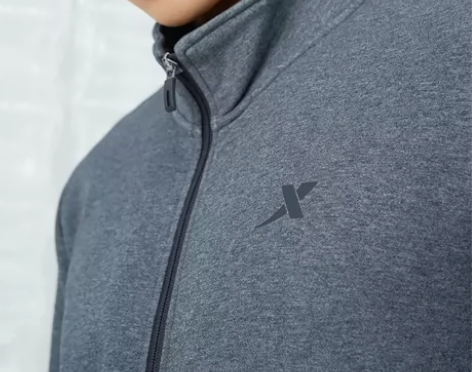 特步男士加绒运动套装 灰色 xl 正品！全...