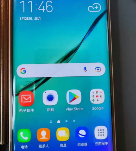 三星手机 s6 edge 土豪金 曲面2k...