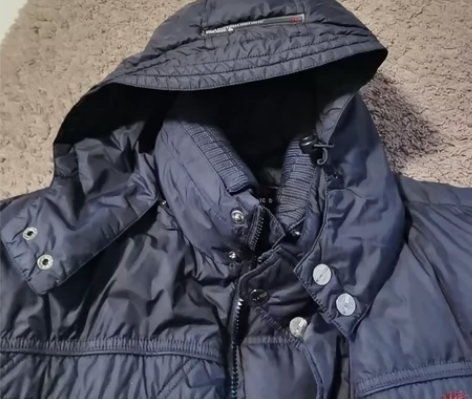 威鹏男士羽绒服 175/92A带帽子可脱卸...