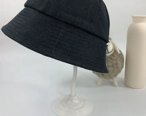 日系小众性冷淡风禁欲系直筒渔夫帽女简约牛仔...