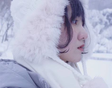 双层加绒兔毛护耳毛线帽子女秋冬天保暖球球雷...