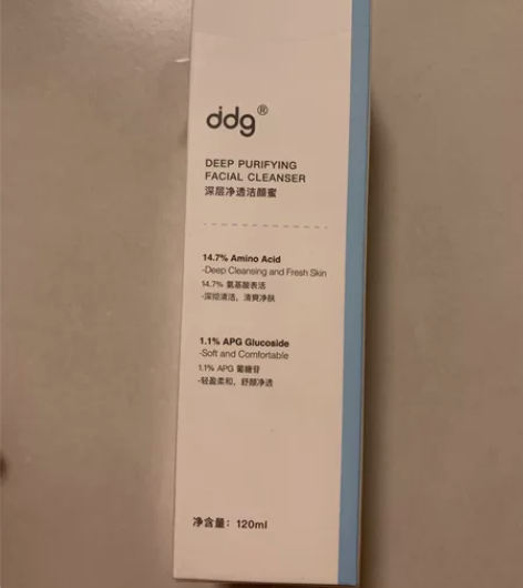 ddg蓝胖子洁颜蜜氨基酸女清洁毛孔控油洗卸...