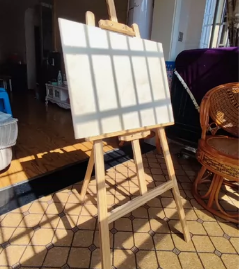 木质画架美术生专用画板素描支架式展示架写生...