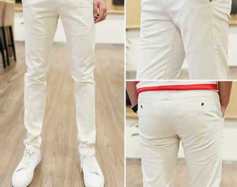 2019新款秋季薄款纯棉男士休闲裤男百搭修...