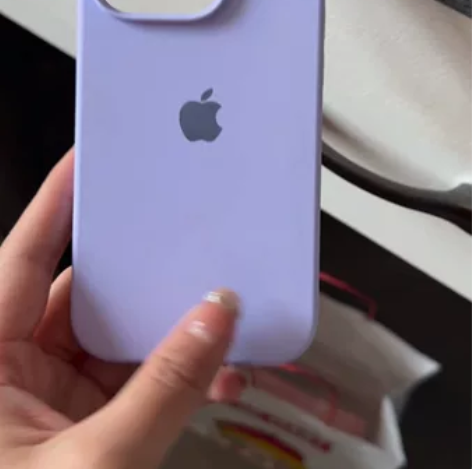 苹果14pro液态硅胶手机壳拆包装没用过 ...