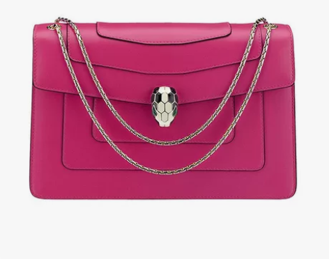 宝格丽/Bvlgari 女士粉色小牛皮经典...