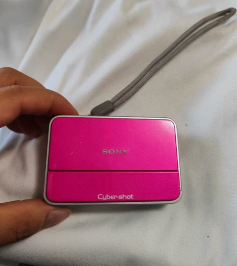 粉色索尼t2,经典CCD,数码相机来老板带...