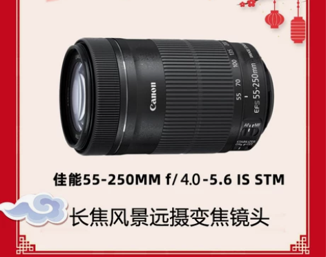 佳能EF-S 55-250mm IS ST...