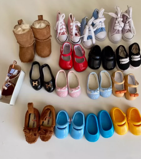 打包沙龙娃娃鞋 图片上所有一共15双鞋加一...