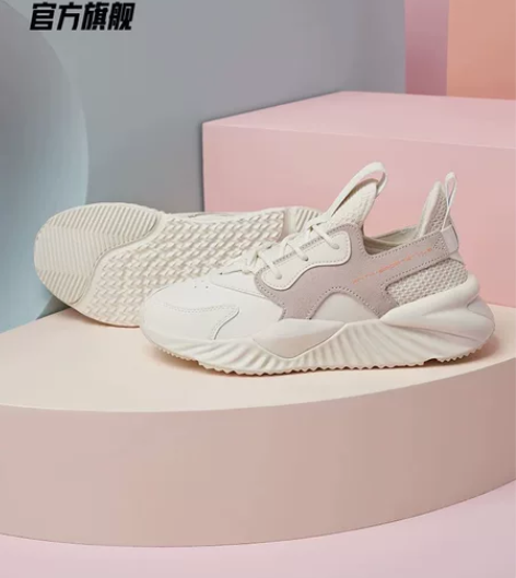 安踏不羁休闲鞋女鞋 2020新款秋冬季反绒...
