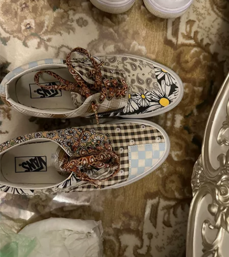 Vans腰果花，鞋子太多，穿不过来，没穿过...