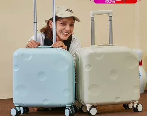 小型行李箱18寸女轻便拉杆箱20寸登机旅行...
