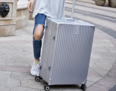 铝框拉杆箱万向轮24寸复古旅行箱登机箱20...