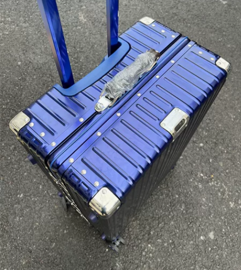 高品质全铝镁合金24寸铝合金大号拉杆箱抗压...