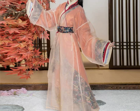 【汉服出售】如梦霓裳*素莲*曲裾全套 完全...