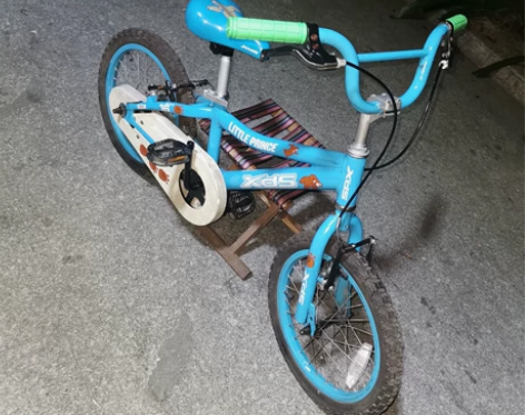 喜德盛16寸儿童自行车。 功能正常 有辅助...