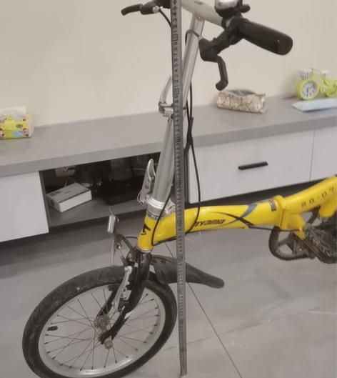 欧亚马折叠铝合金自行车 没怎么骑，原版原漆...