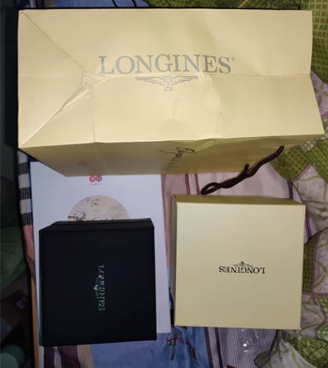 浪琴手表礼品盒，皮质全套Longines手...