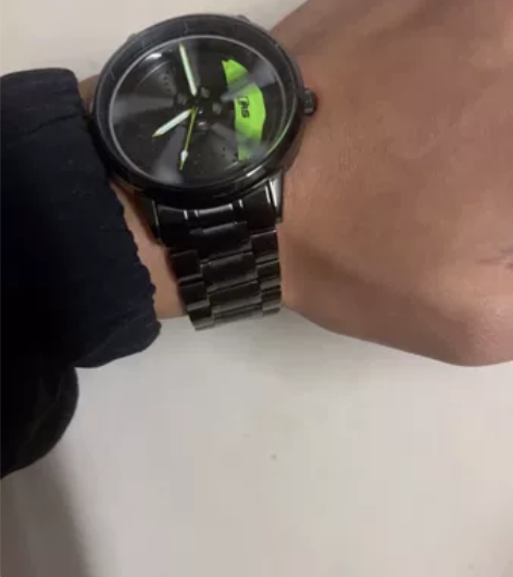 奥迪rs7刀锋轮毂手表轮毂腕表镂空立体改装...