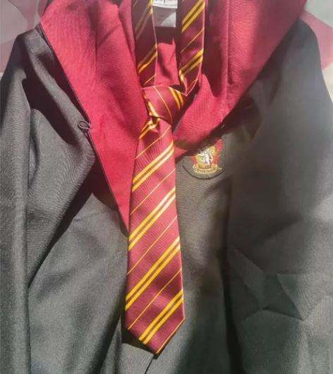 【出】正版环球影城哈利波特狮院魔法袍领带赫...