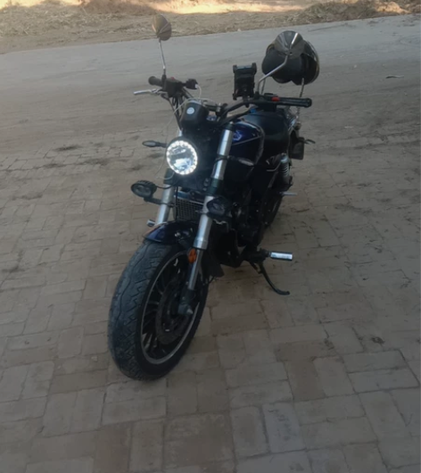 20年国威牌350排量摩托车长期闲置出售有...