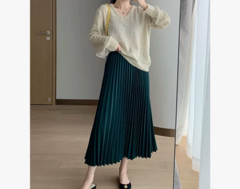 半身裙女2020年新款秋冬韩版高腰显瘦百搭...