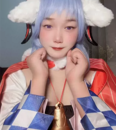 【现货】悠窝窝甘雨圣诞节cosXL码 送甘...