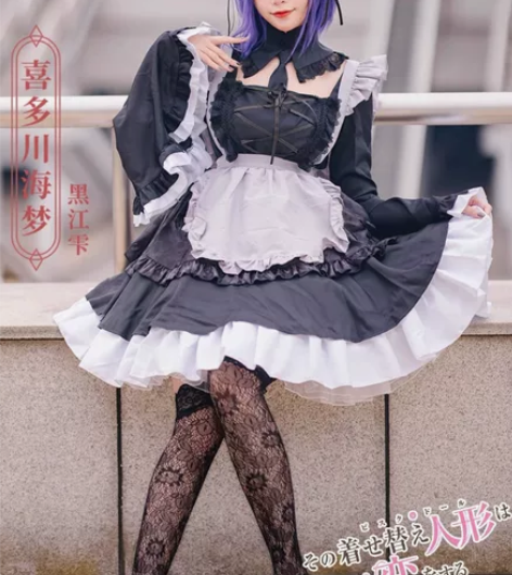 【出】三町目家的黑江雫cos服，L码。试穿...