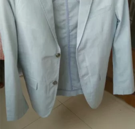 红豆高品质春夏西服专柜下架，浅雾霾蓝色(浅...