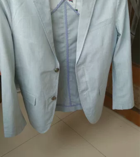 红豆高品质春夏西服专柜下架，浅雾霾蓝色(浅...